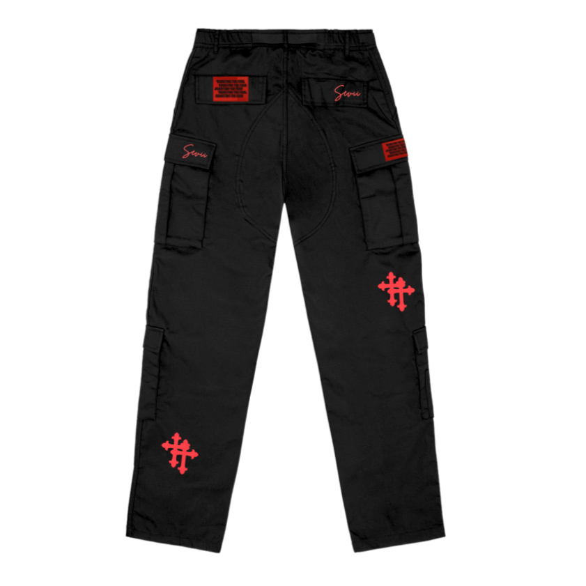 Shooters Cargos [Black/Red]